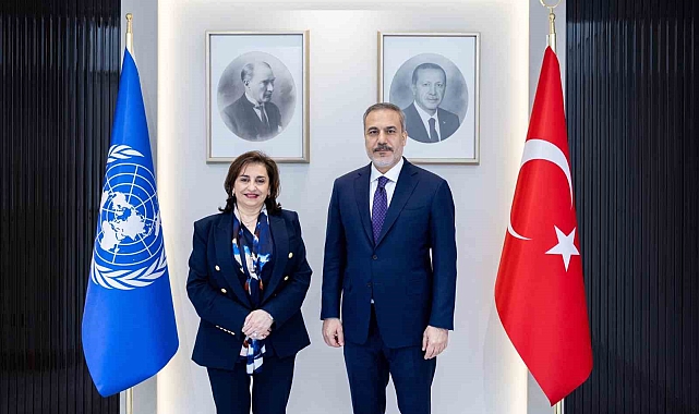 Bakan Fidan, BM Kadın Birimi İcra Direktörü Bahous'u kabul etti