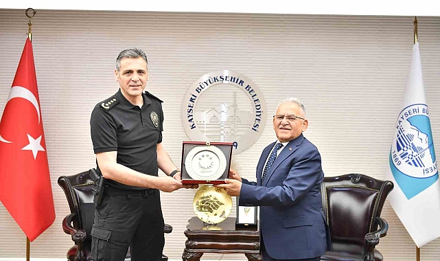 Başkan Büyükkılıç, İl Emniyet Müdürü Aydın'ı ağırladı