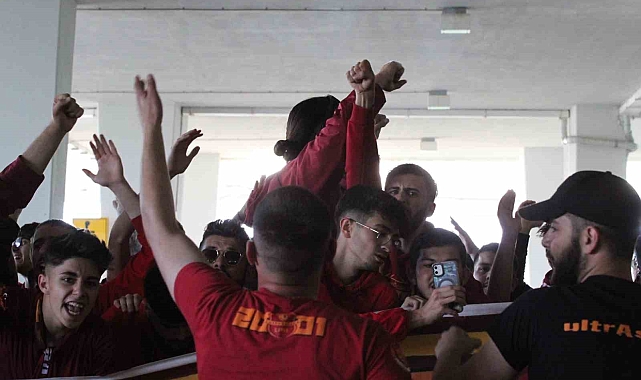 Galatasaray kafilesi Konya'ya geldi