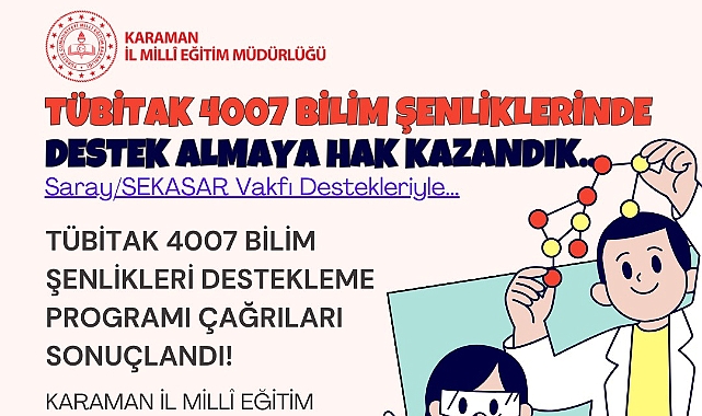 Karaman İl Millî Eğitim Müdürlüğü Projeleriyle Yine Fark Yaratıyor
