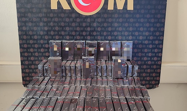Kırıkkale'de kaçak 219 paket sigara, 7 adet cep telefonu ele geçirildi