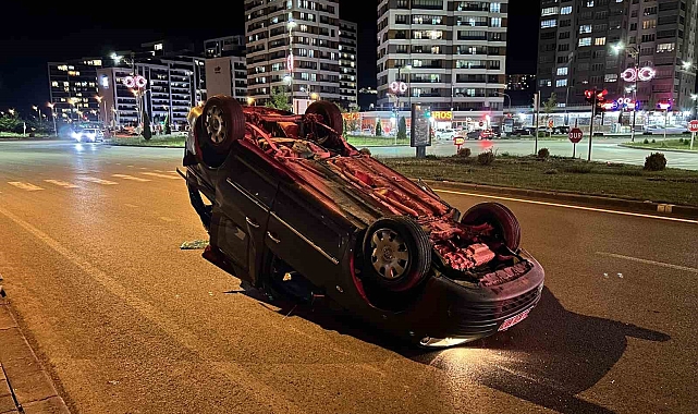 Kontrolden çıkan araç takla atıp 70 metre sürüklendi: 6 yaralı