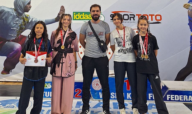 Wushu kungfu Türkiye Şampiyonasında Karaman Sporcuları 7 Madalya kazandı
