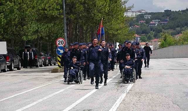 Yozgat'ta 38 engelli birey askerlik heyecanı yaşadı
