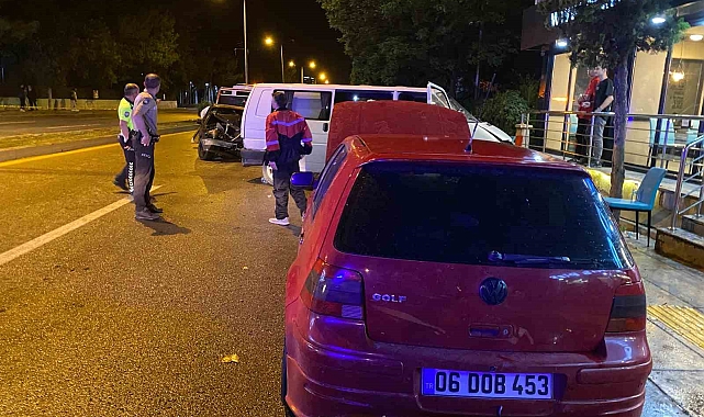 Çubuk'ta trafik kazası: 3 yaralı