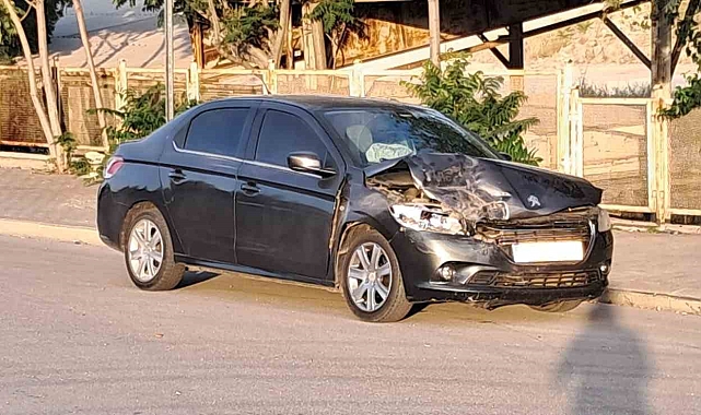 Karaman'da otomobiller çarpıştı: 1 yaralı