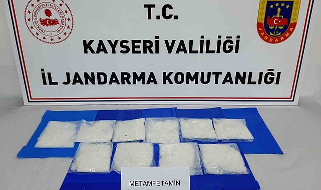 Kayseri'de 1 kilo uyuşturucu yakalandı