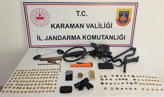 Karaman'da tarihi eser operasyonu