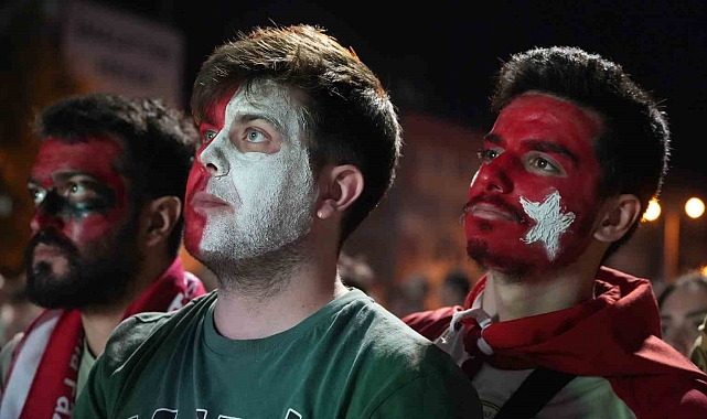 Kırıkkale'de EURO 2024 heyecanı: Milli takım sevinci ve üzüntüsü bir arada yaşandı
