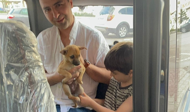 Konya'da otomobilin motor kısmına giren yavru köpeği itfaiye kurtardı