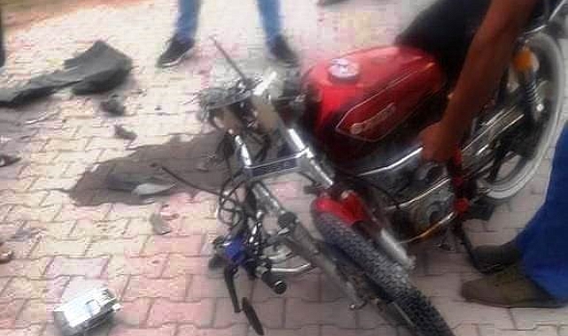 Kulu'da otomobil ile motosiklet çarpıştı: 1 yaralı