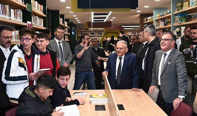 Kütüphaneler şehri Kayseri'nin mimarı büyükşehrin 13 kütüphanesi, 6 ayda 819 bin ziyaretçi ağırladı