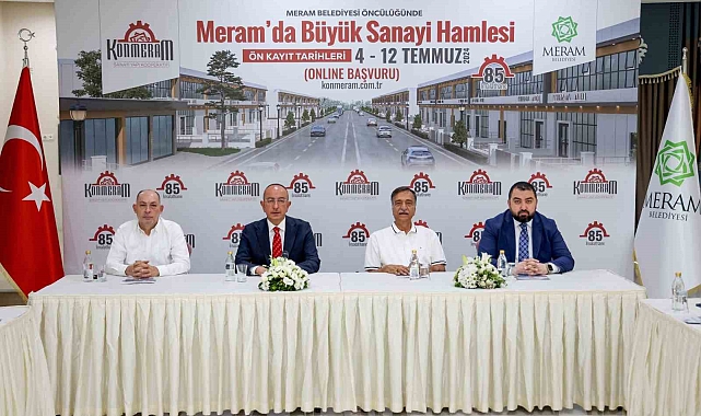 Meram'dan büyük sanayi hamlesi