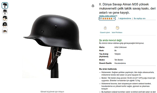 5 kişiyi bıçakla yaralayan şahıs saldırıda kullandığı Nazi kaskını yurt dışından sipariş etmiş