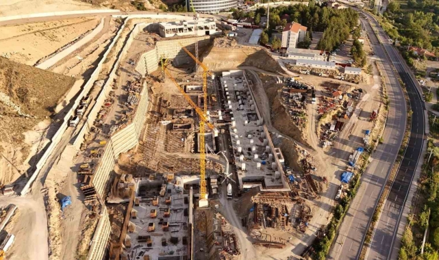 Çankırı'da 400 yataklı devlet hastanesi için çalışmalar tam hız devam ediyor