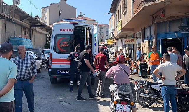 Karaman'da bıçaklı kavga: 1 yaralı
