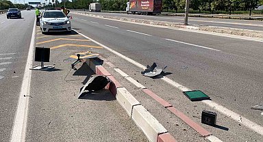 Karaman'da Kontrolden Çıkan Araç 50 Metre Sürüklendi: Sürücü Mucizevi Şekilde Kurtuldu