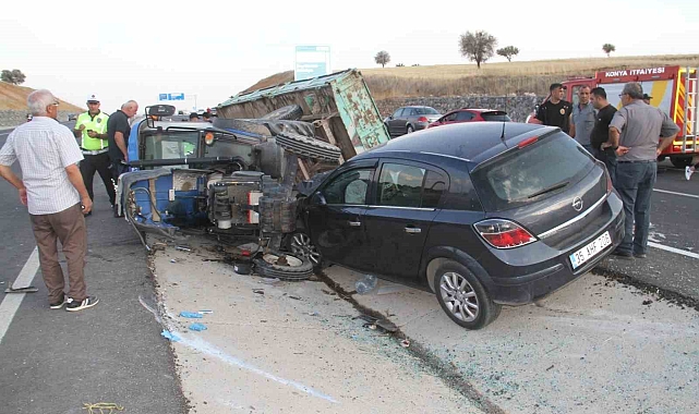 Otomobille çarpışan traktörün sürücüsü öldü