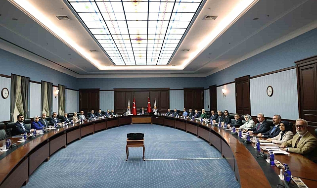 AK Parti MYK, Cumhurbaşkanı Erdoğan başkanlığında toplandı