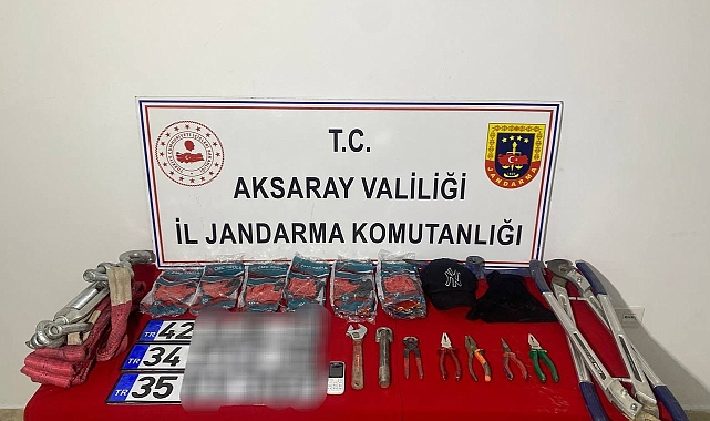 Aksaray'da JASAT'ın yakaladığı 7 milyonluk hırsız tutuklandı