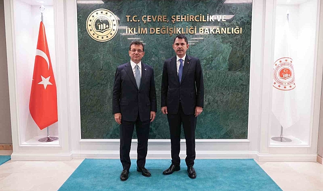 Bakan Kurum, İstanbul Büyükşehir Belediye Başkanı İmamoğlu'nu kabul etti