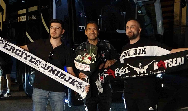Beşiktaş kafilesi Kayseri'de