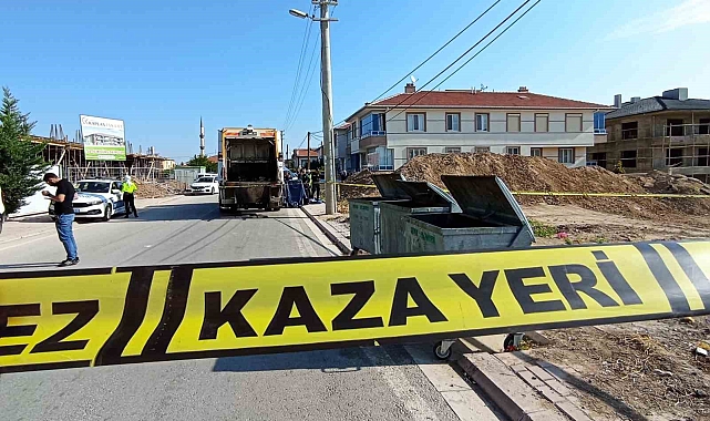 Çöp kamyonunun çarptığı bisikletli çocuk hayatını kaybetti