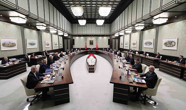 Cumhurbaşkanlığı Kabinesi, Cumhurbaşkanı Recep Tayyip Erdoğan başkanlığında Beştepe'de toplandı.