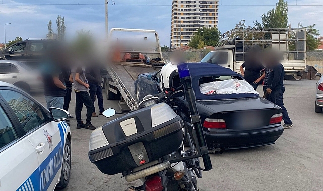Drift pahalıya patladı: İki sürücüye 64 bin TL para cezası yazıldı