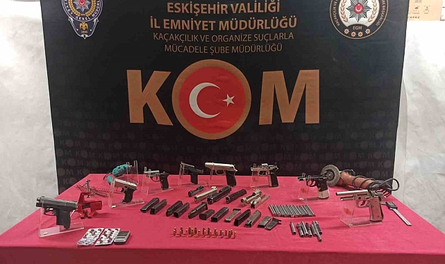 Eskişehir'de polisten silah atölyesine operasyon