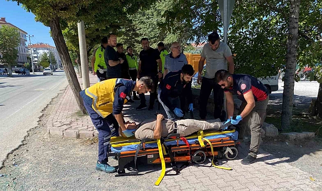 Konya'da otomobiller çarpıştı: 1 yaralı