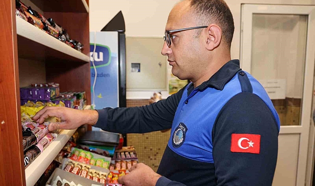 Meram Zabıtası'ndan okul kantinlerine sıkı takip