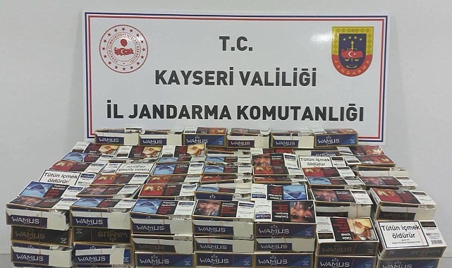 Nakliye aracında 40 bin adet kaçak sigara bulundu