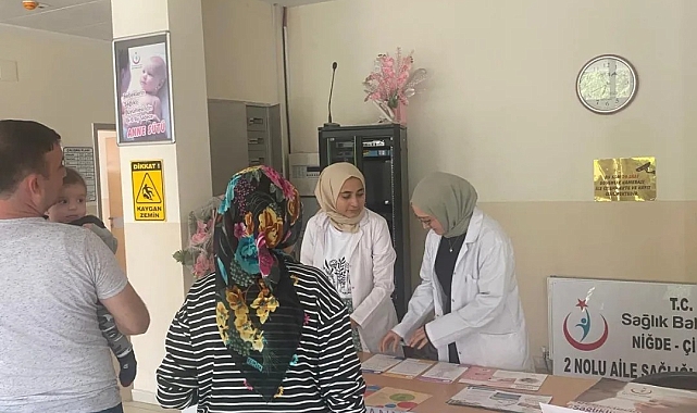 Niğde'de Halk Sağlığı Haftası'nda bilinçlendirme çalışmaları devam ediyor