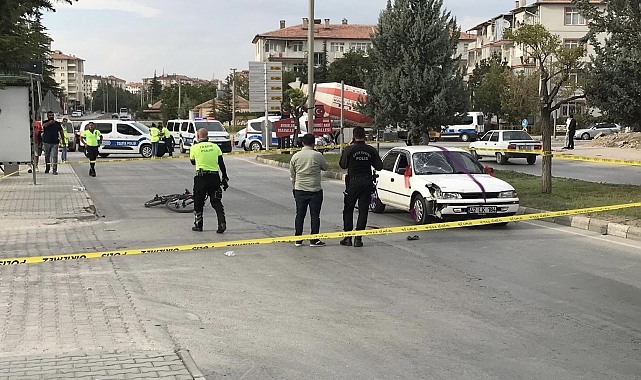 Otomobilin çarptığı bisikletli çocuk yaralandı