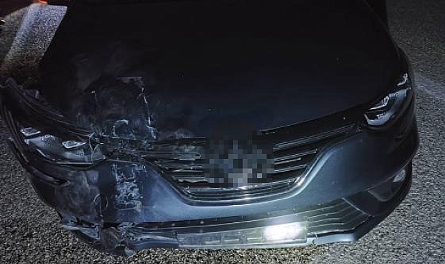 Otomobilin motosiklete arkadan çarpması sonucu hamile kadın hayatını kaybetti