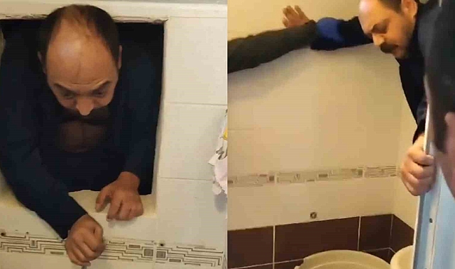 Saklandığı yer pes dedirtti: Tuvaletin havalandırma boşluğundan böyle çıkartıldı