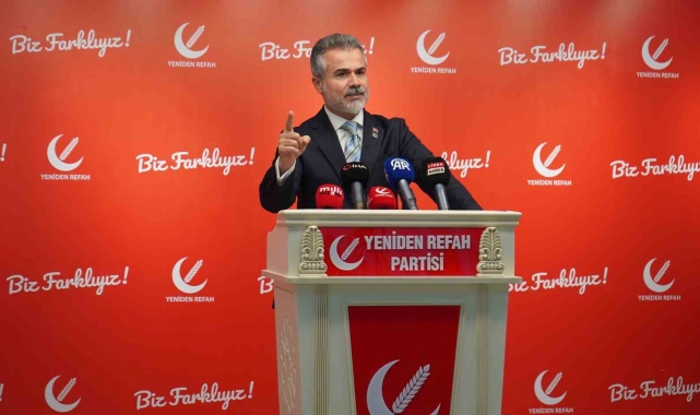 Yeniden Refah Partili Kılıç: "23 Kasım 2025 veya 17 Mayıs 2026 tarihleri, yapılacak bir erken seçim için doğru zamanlama"