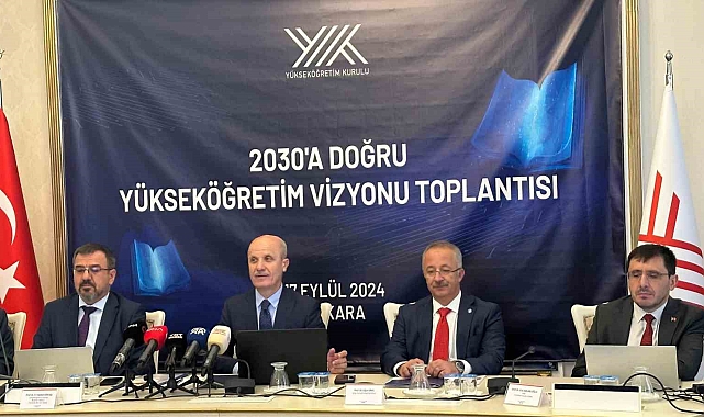 YÖK Başkanı Özvar, '2030 Vizyonu' için 5 bölgesel toplantı düzenleneceğini bildirdi