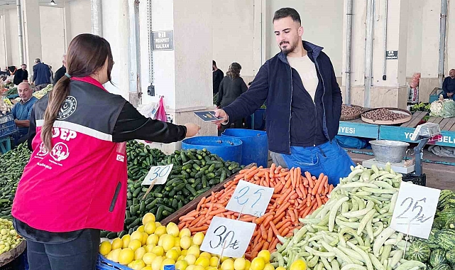 Yozgat'ta Halk Pazarı'nda farkındalık çalışması
