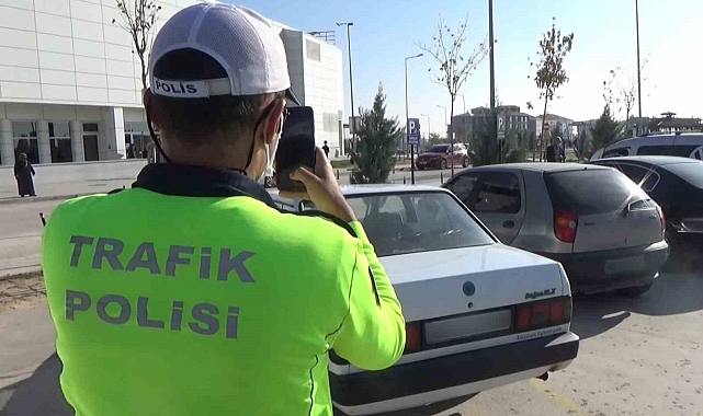 Aksaray'da engelli park yerine araç bırakan sürücülere af yok