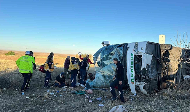 Aksaray'da feci otobüs kazası: 6 ölü, 29 yaralı