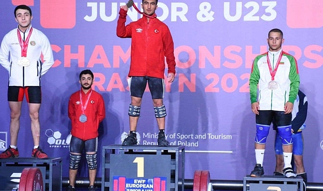 Çankırılı halterci Avrupa şampiyonu oldu