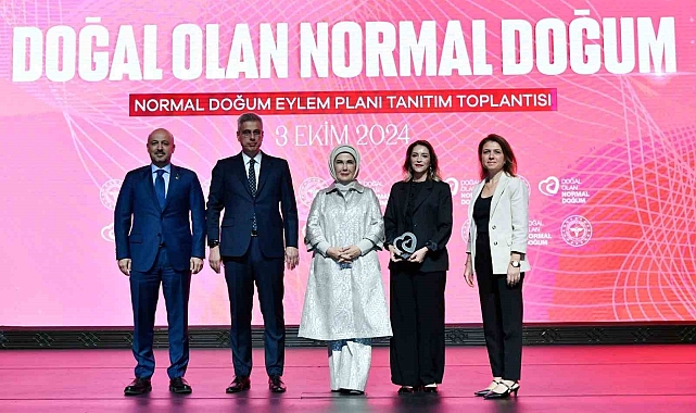 Emine Erdoğan'dan anne adaylarına "normal doğum" çağrısı