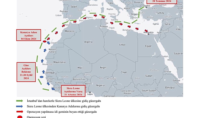 İçişleri Bakanlığından 4 ton kokain ile yakalanan gemi hakkında açıklama