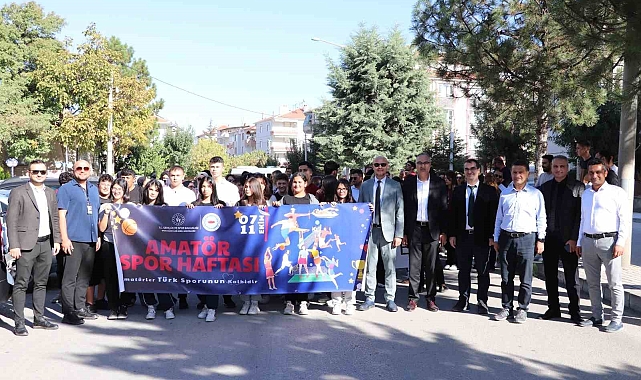 Karaman'da "Amatör Spor Haftası" etkinlikleri kortej yürüyüşü ile başladı