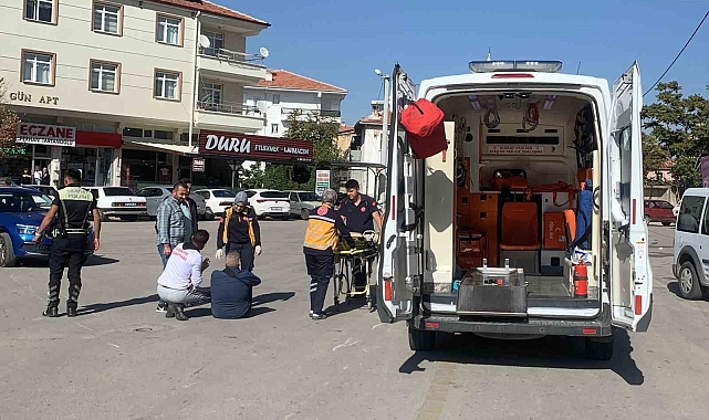 Karaman'da motosikletler çarpıştı: 1 yaralı