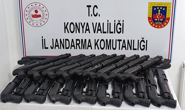 Konya'da kaçak silah operasyonu: 1 tutuklama