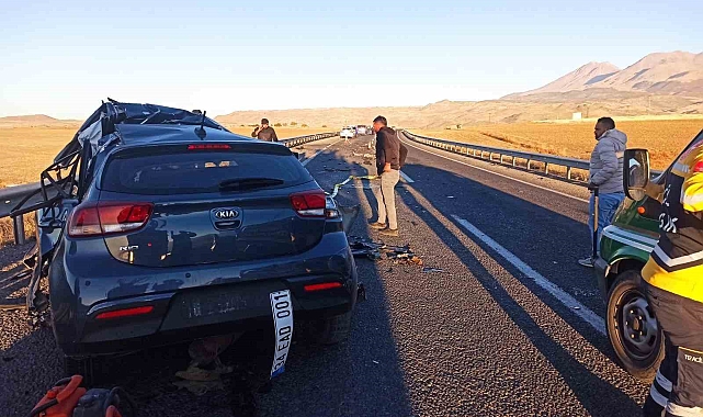 Niğde'de yolcu otobüsü ile otomobil çarpıştı: 1 ölü, 3 yaralı