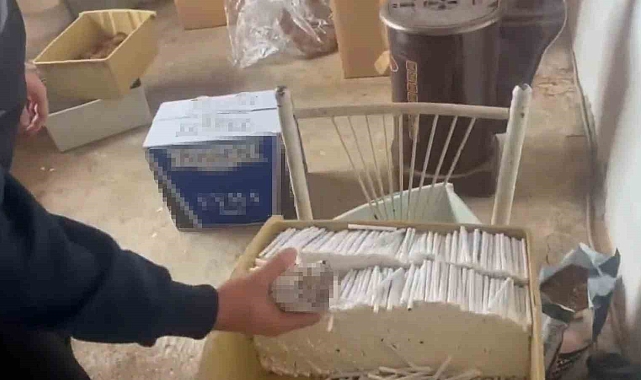 Aksaray KOM'dan kaçak sigara operasyonu